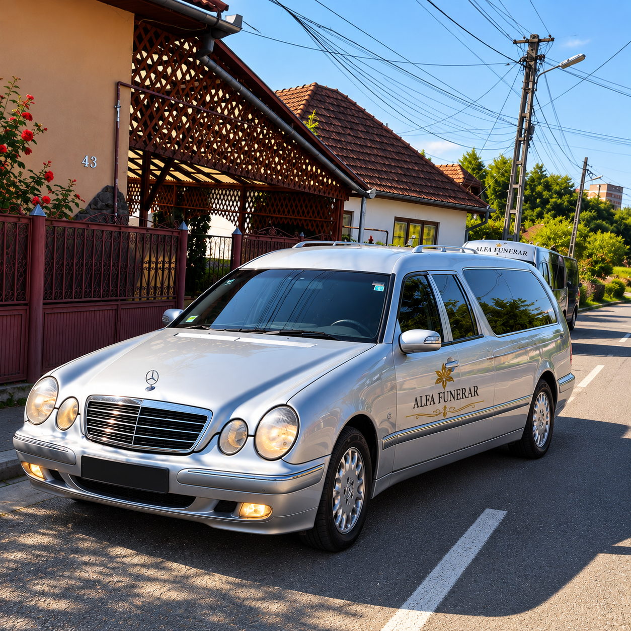 Dric funerar Mercedes Alfa Funerar – transport funerar Mureș